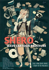 S-HERO illustration contest winning brochures