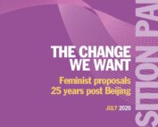 Position Paper The change we want. Feminist proposals 25 years post Beijing