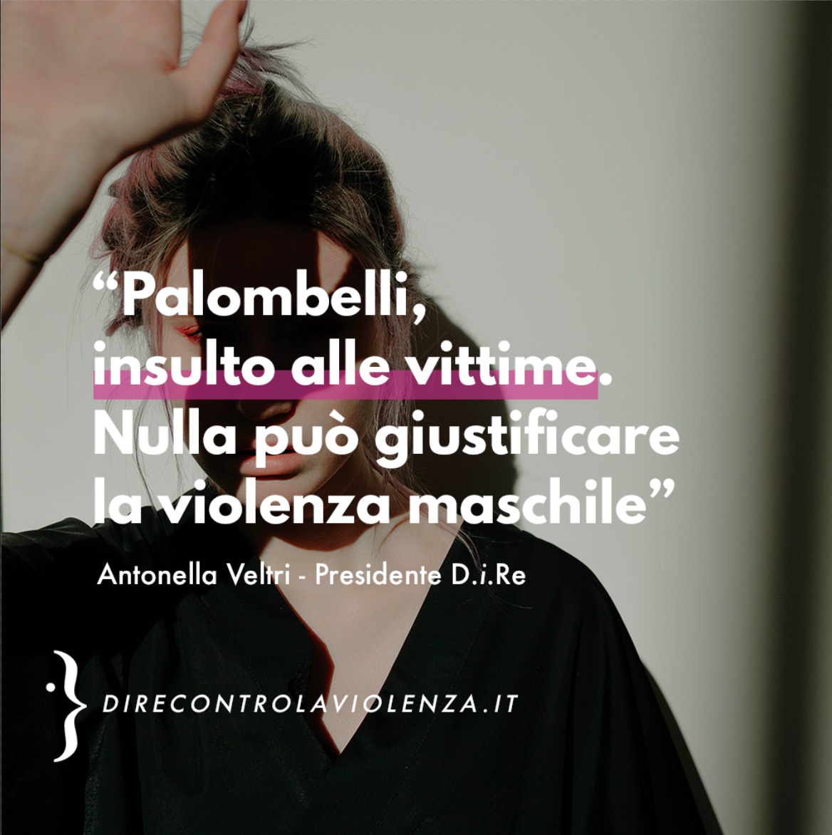 Veltri, president D.i.Re: "Palombelli, apologies are not enough. It is secondary victimization"