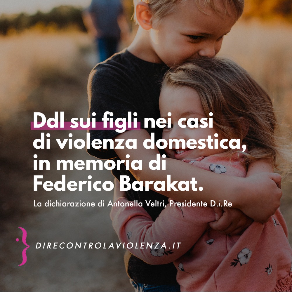 Un nuovo Ddl in Senato in memoria di Federico Barakat. Dichiarazione di Antonella Veltri, presidente di D.i.Re