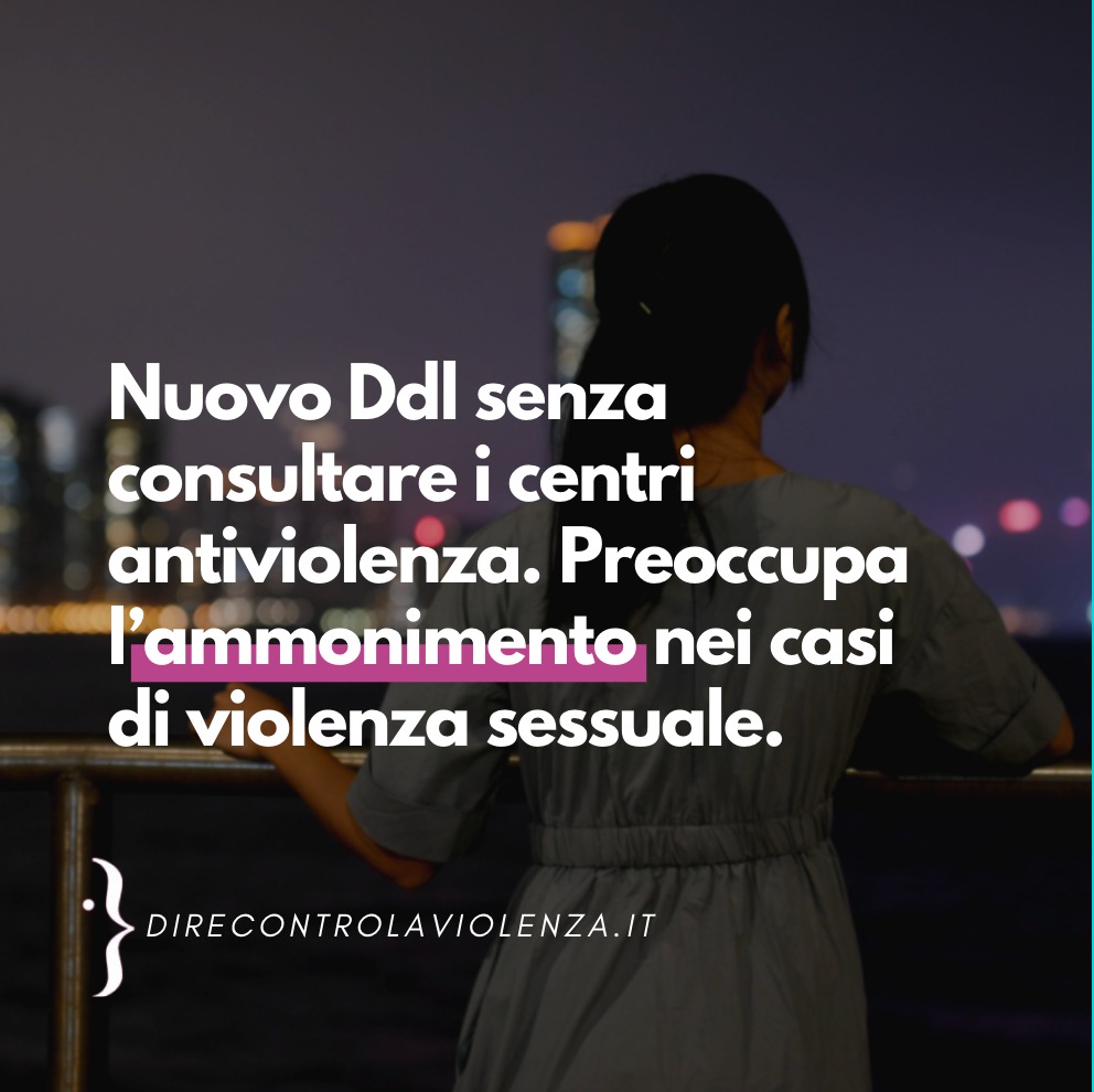 Nuovo Ddl sulla violenza. Il commento della presidente di D.i.Re Antonella Veltri